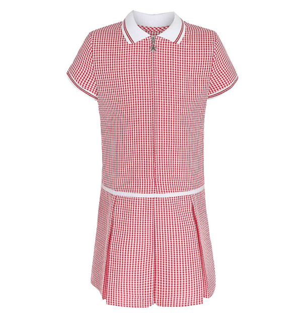 Summer Dress (Sporty Collar) - zip front
