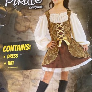 Girls Pirate Costume Age 7-9