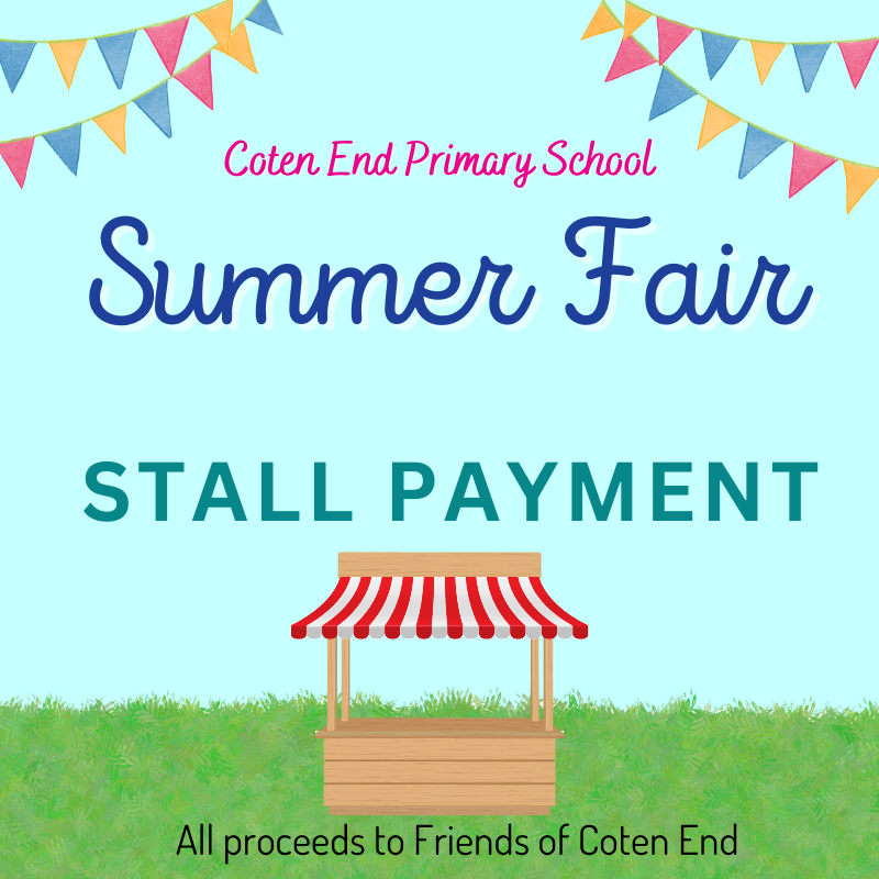 Coten End Summer Fair Stall Payment