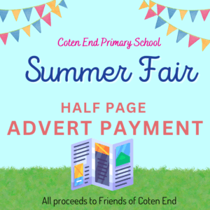 Coten End School Summer Fair HP Advert