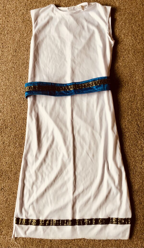 Greek costume (dress & belt) Hire (8-10)