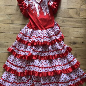 Spanish dress 8-10 (hire)